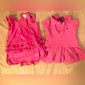 Two 9 Month Ralph Lauren Girls Outifts